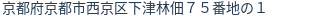 住所(登記所在地)