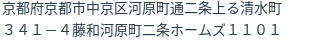 住所(登記所在地)