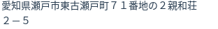 住所（登記所在地）