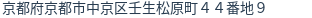住所（登記所在地）