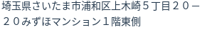 住所（登記所在地）