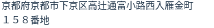住所（登記所在地）