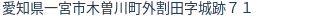 住所(登記所在地)