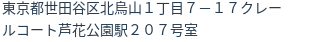 住所(登記所在地)