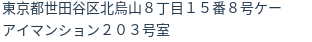 住所（登記所在地）