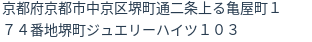 住所(登記所在地)
