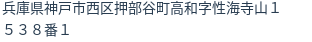 住所（登記所在地）