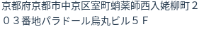 住所（登記所在地）