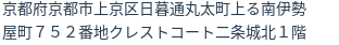 住所(登記所在地)