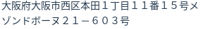 住所(登記所在地)