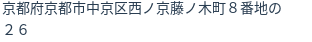 住所(登記所在地)