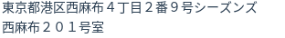 住所（登記所在地）
