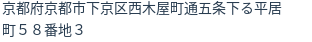 住所(登記所在地)