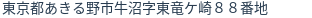 住所（登記所在地）
