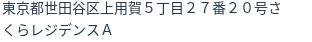 住所(登記所在地)