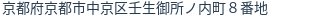 住所(登記所在地)