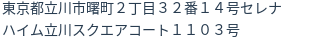 住所(登記所在地)