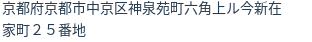 住所(登記所在地)