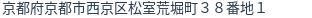 住所（登記所在地）