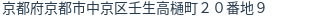 住所（登記所在地）