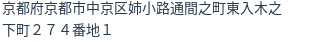 住所（登記所在地）