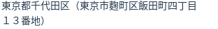 住所(登記所在地)