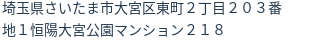 住所(登記所在地)