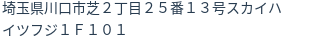 住所（登記所在地）