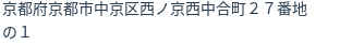 住所（登記所在地）
