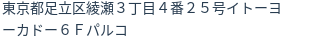 住所(登記所在地)