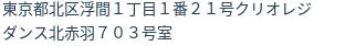 住所(登記所在地)