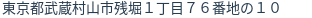 住所（登記所在地）