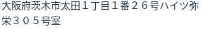 住所（登記所在地）