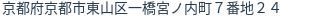 住所（登記所在地）