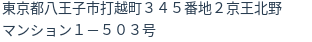 住所（登記所在地）