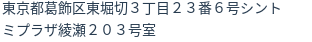 住所(登記所在地)