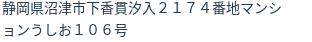 住所(登記所在地)