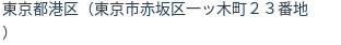 住所（登記所在地）