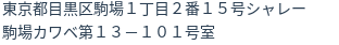 住所（登記所在地）