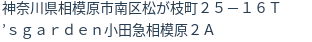 住所（登記所在地）