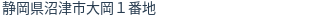 住所（登記所在地）