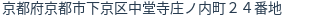 住所(登記所在地)