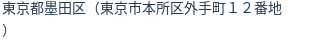 住所(登記所在地)