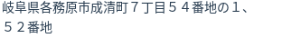 住所（登記所在地）