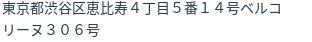 住所(登記所在地)