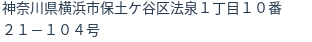 住所(登記所在地)