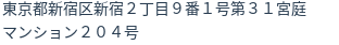 住所（登記所在地）