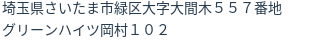 住所（登記所在地）