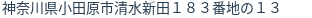 住所（登記所在地）