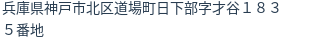 住所(登記所在地)
